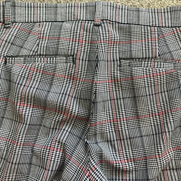 GAP Signature Size 6 Skinny Ankle Houndstooth Plaid Trouser Career Pants - Picture 5 of 10